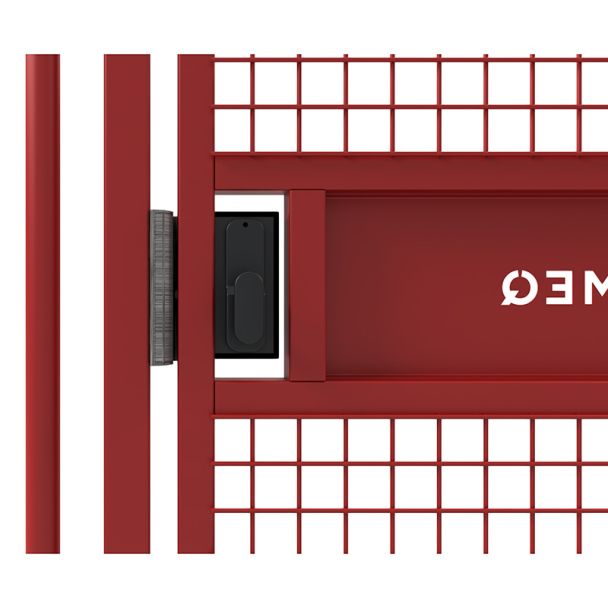 Steel Site Worker Gate with Digital Keypad Locking System