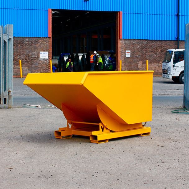 Forklift Self-Tipping Skips