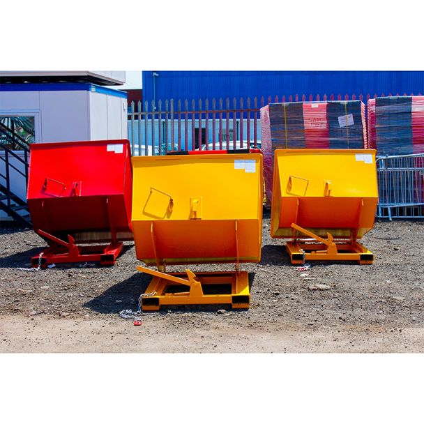 Tipping Skips For Forklifts