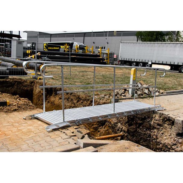 Modular Temporary Pedestrian Walkway Bridge