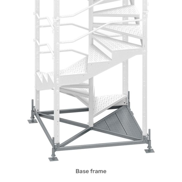 Temporary Spiral Staircase - Base Frame