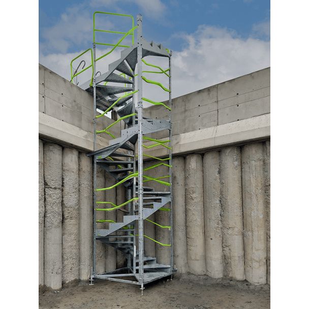 Temporary Construction Stairway