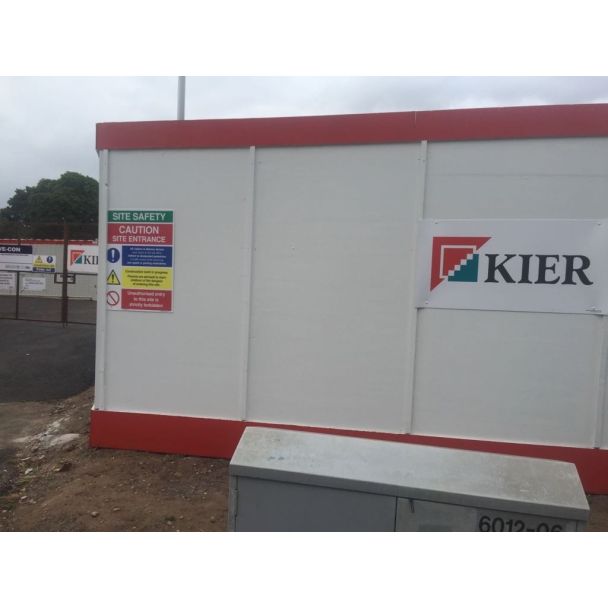 Timber Hoarding Capping