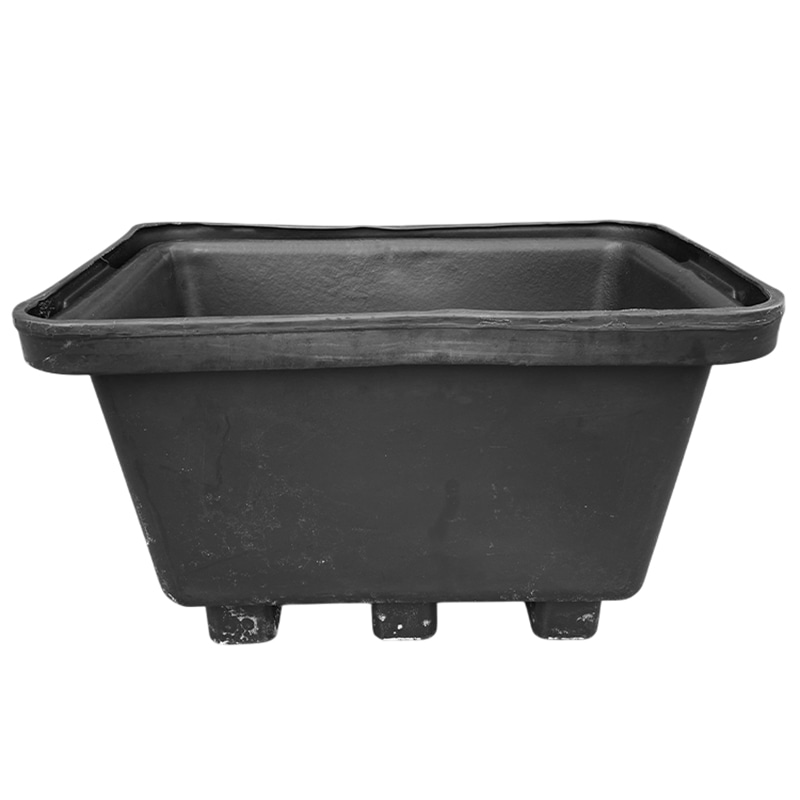 250L Forklift Mortar Tub - Black