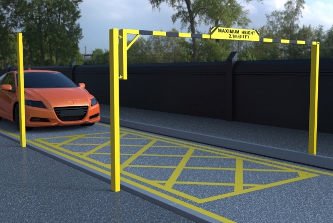 Height Restriction Barrier
