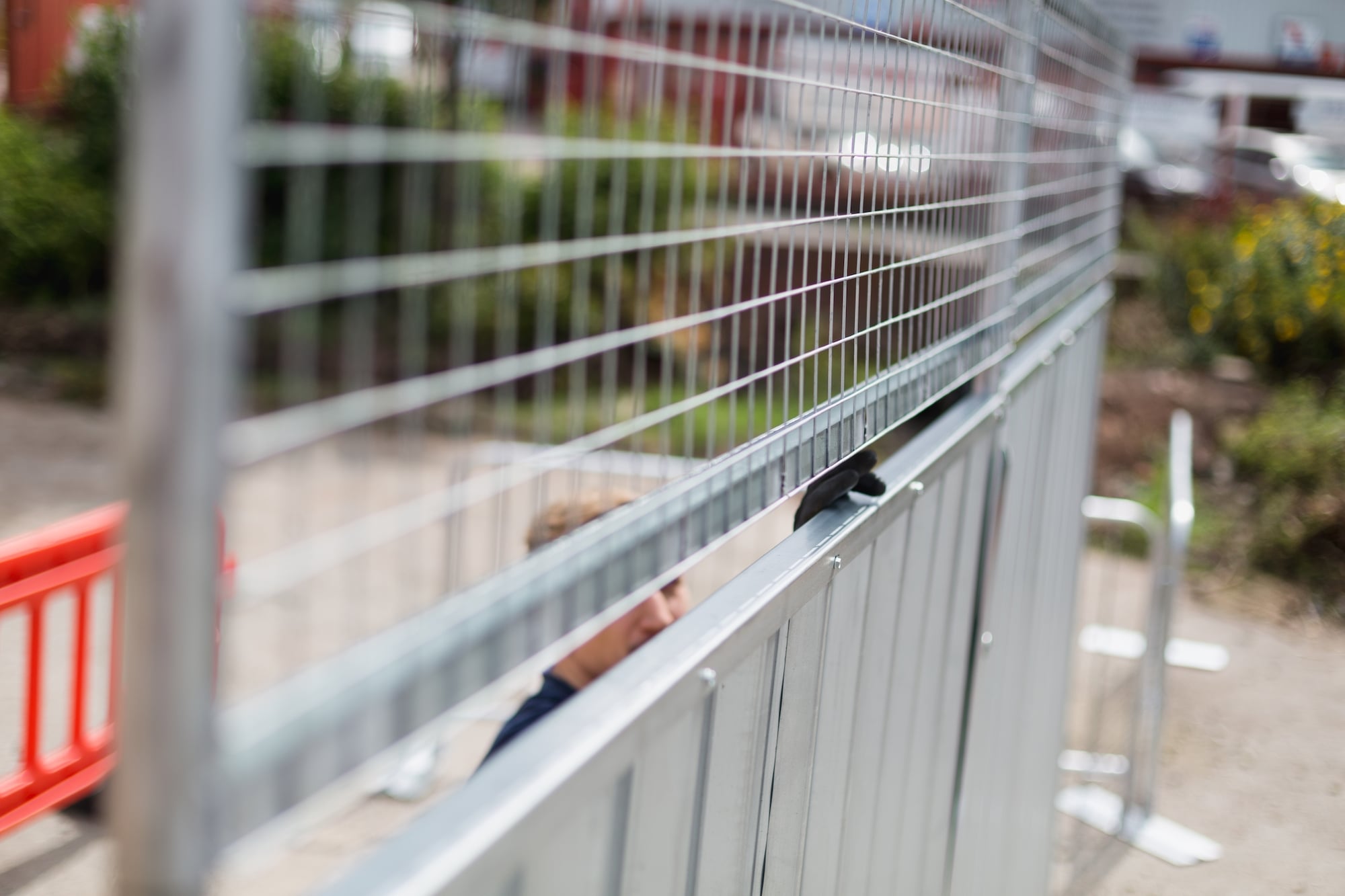 Mesh Hoarding Panel Extension